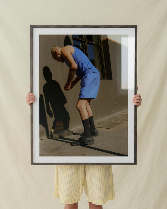 In the Shadow of the Blue Man